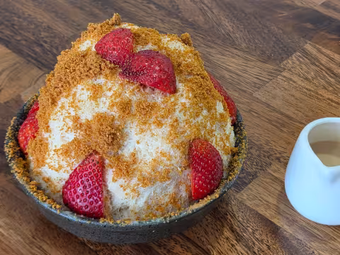 Biscoff Snow Ice